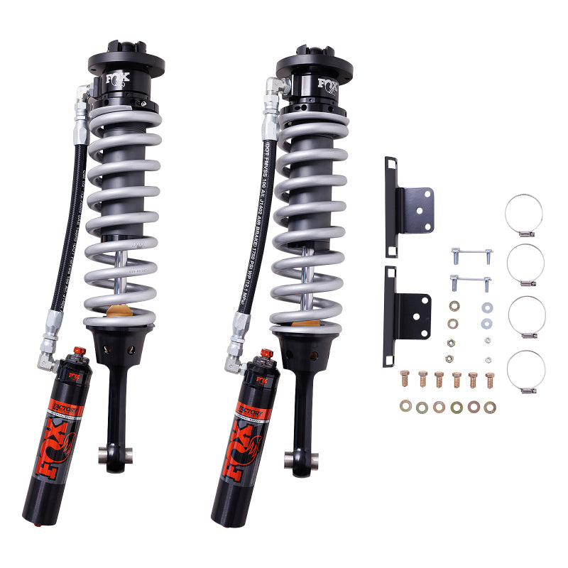 FOX 3.2 Factory Race Front Internal Bypass Coilover Pair, DSC EVO (2-3 in. Lift), fits Toyota Tacoma