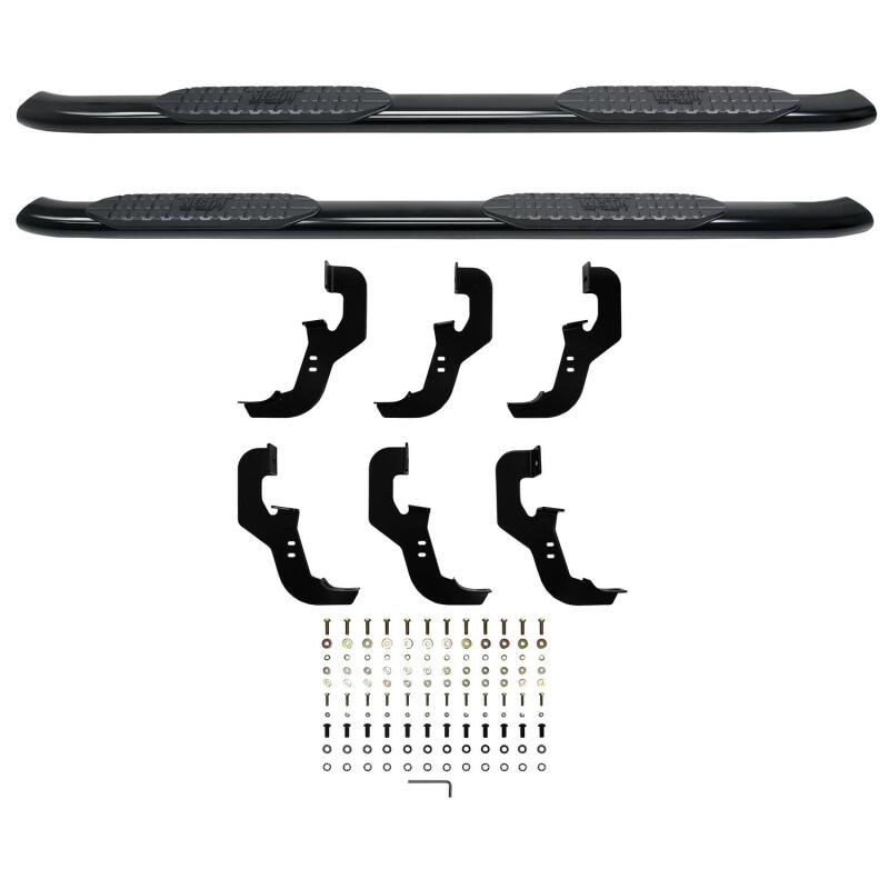 Westin PRO TRAXX 5 Oval Nerf Step Bars, Crew Cab, fits Chevy Silverado 1500