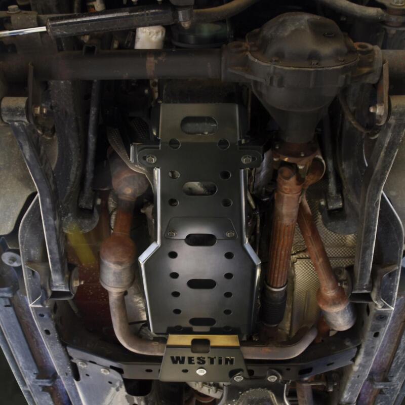 Westin Snyper Transmission Pan Skid Plate, fits Jeep Wrangler