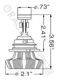 ORACLE Lighting 9007 - 4,000+ Lumen LED Light Bulb Conversion Kit High/Low Beam (Non-Projector)
