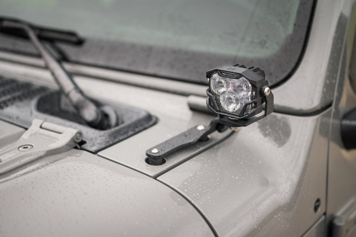 Morimoto 4Banger LED Ditch Light System - Jeep Wrangler JL 2018-2026