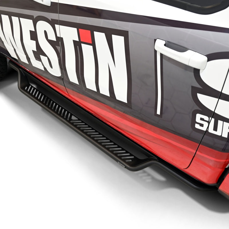 Westin Outlaw Drop Running Boards, Crew Cab, Textured Black, fits Ram 1500