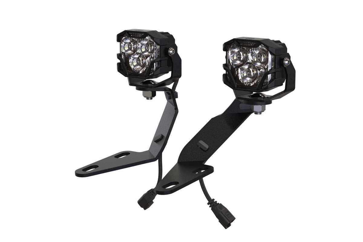 Morimoto 4Banger Ditch Light Kit: 03-09 4Runner (NCS Yellow SAE Wide Beam)