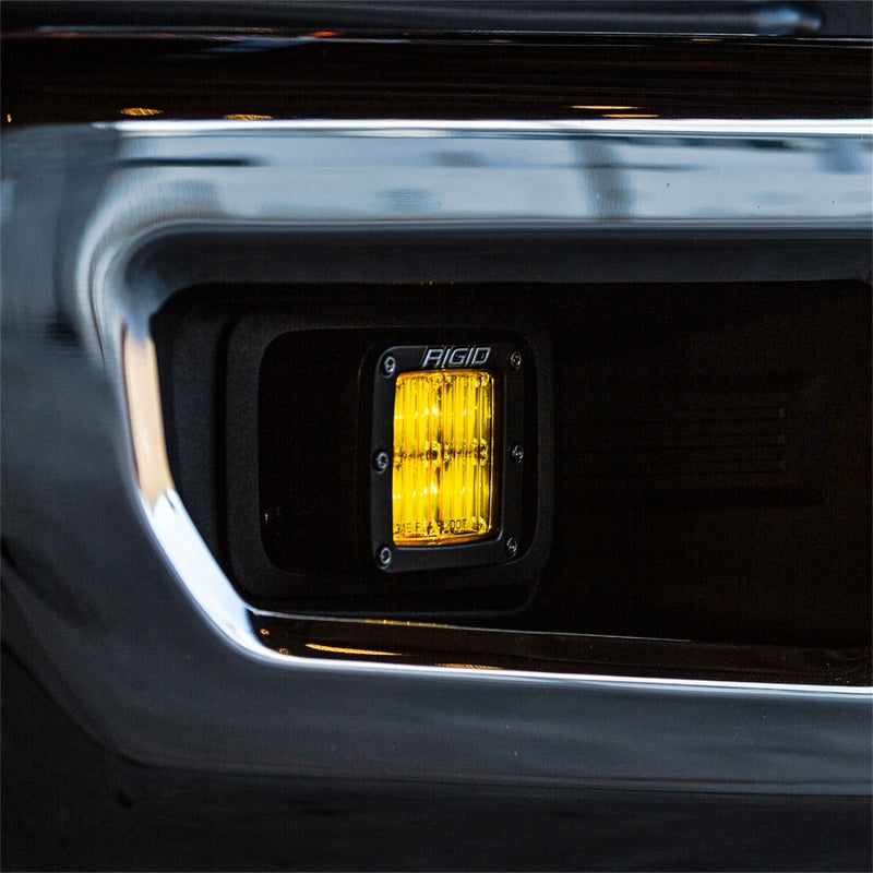 RIGID D-Series PRO SAE Fog Light Pair, Selective Yellow