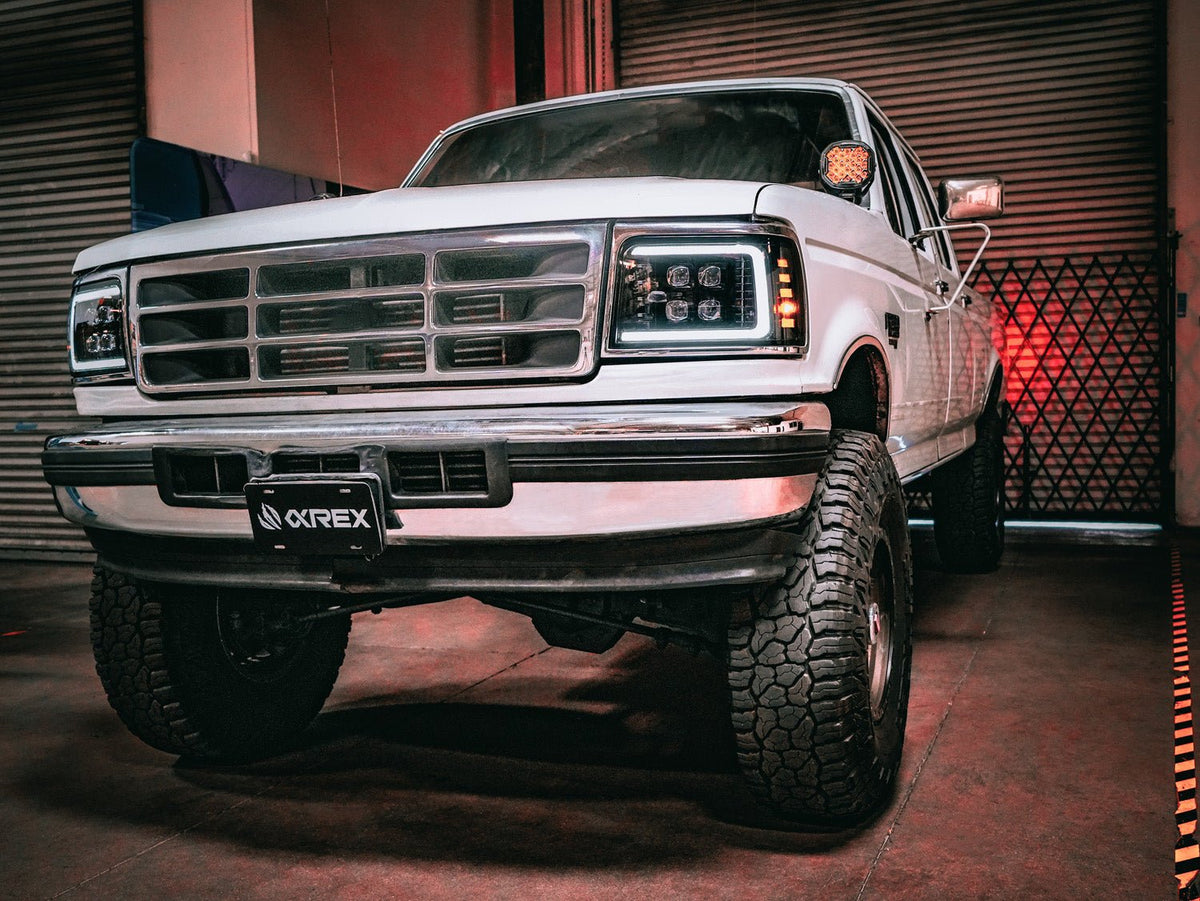 AlphaRex NOVA-Series LED Projector Headlights for Ford F-150 / Ford Super Duty - Alpha-Black