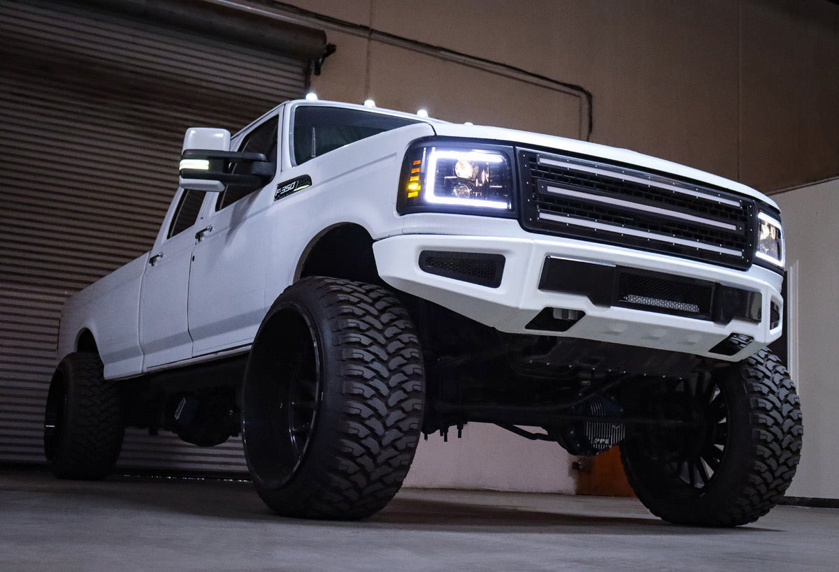 AlphaRex PRO-Series Halogen Projector Headlights for Ford F-150 / Ford Super Duty - Black