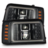 AlphaRex PRO-Series Halogen Projector Headlights for Ford F-150 / Ford Super Duty - Black