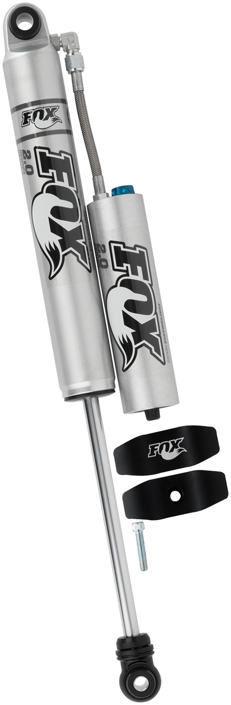 FOX 2.0 Performance Front Reservoir Shock, Adjustable (1.5-3 in. Lift), fits Ford F-250/F-350 Super Duty