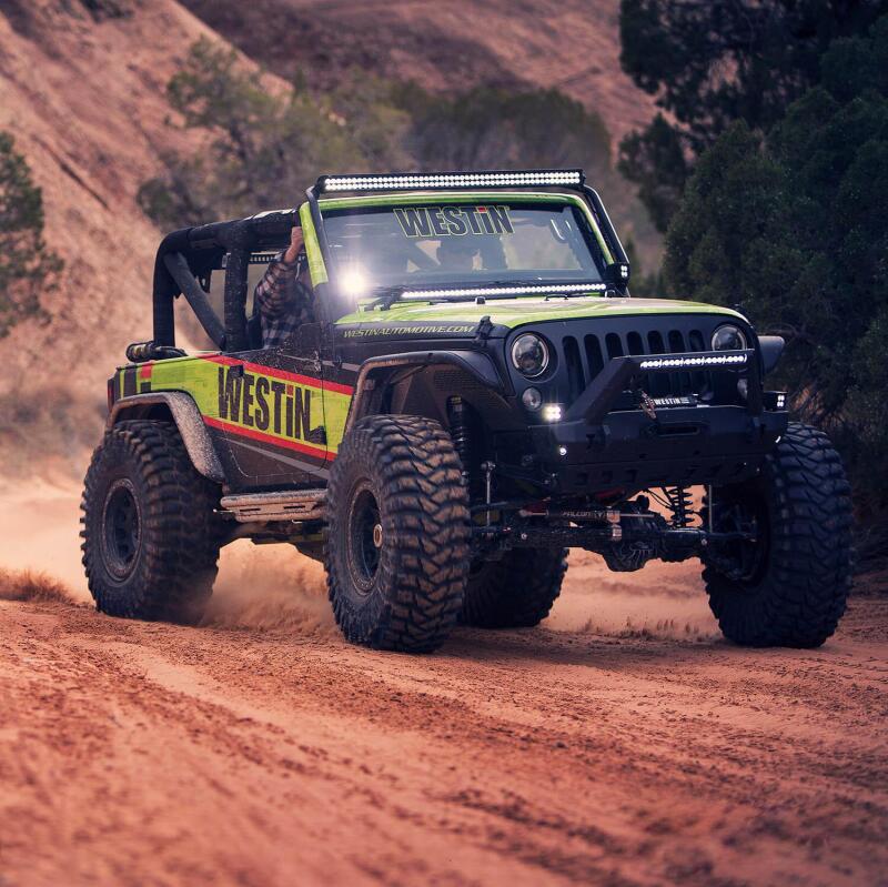 Westin Snyper Tube Fenders, Front (Pair), fits Jeep Wrangler