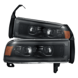 AlphaRex LUXX-Series LED Headlights for Ram 1500 / Ram 2500/3500 - Alpha-Black