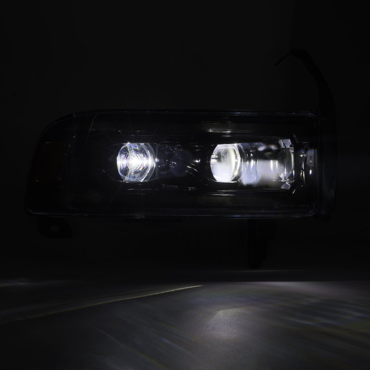 AlphaRex LUXX-Series LED Headlights for Ram 1500 / Ram 2500/3500 - Alpha-Black