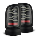 AlphaRex LUXX-Series LED Tail Lights for Ram 1500 / Ram 2500/3500 - Alpha-Black
