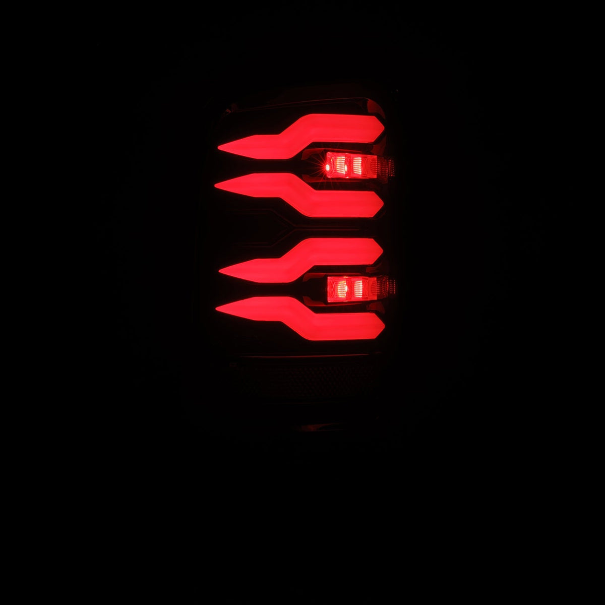 AlphaRex LUXX-Series LED Tail Lights for Ram 1500 / Ram 2500/3500 - Black Red