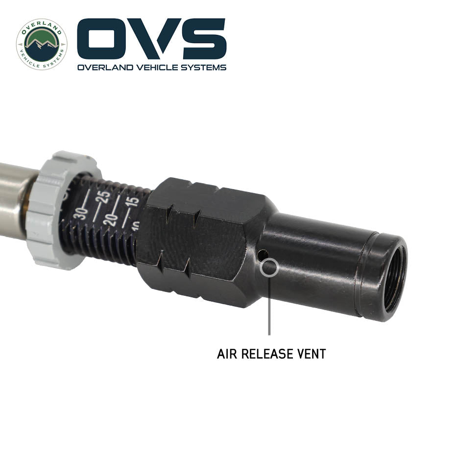 Overland Vehicle Systems 4 piece adjustable tire deflator kit with storage bag - view 8