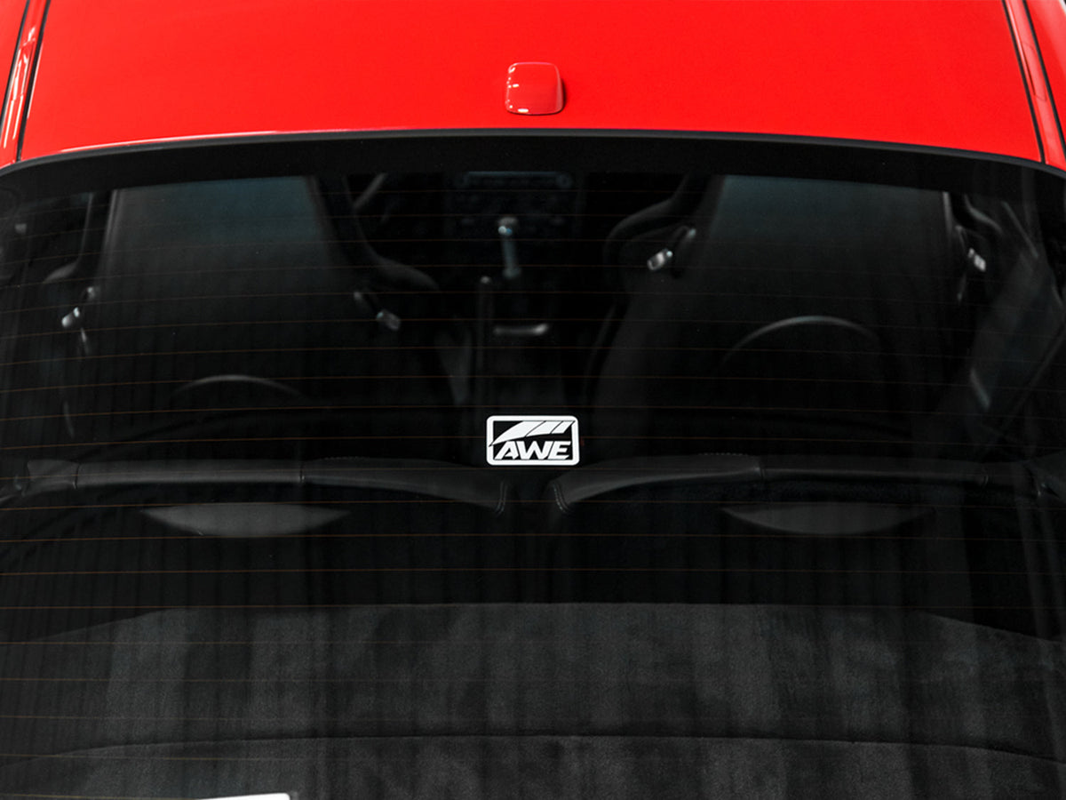 AWE small window decal for universal fit