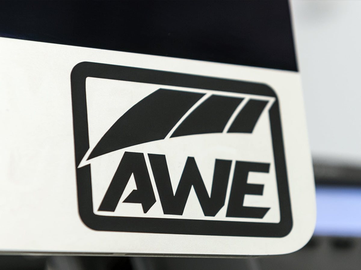 AWE small window decal for universal fit