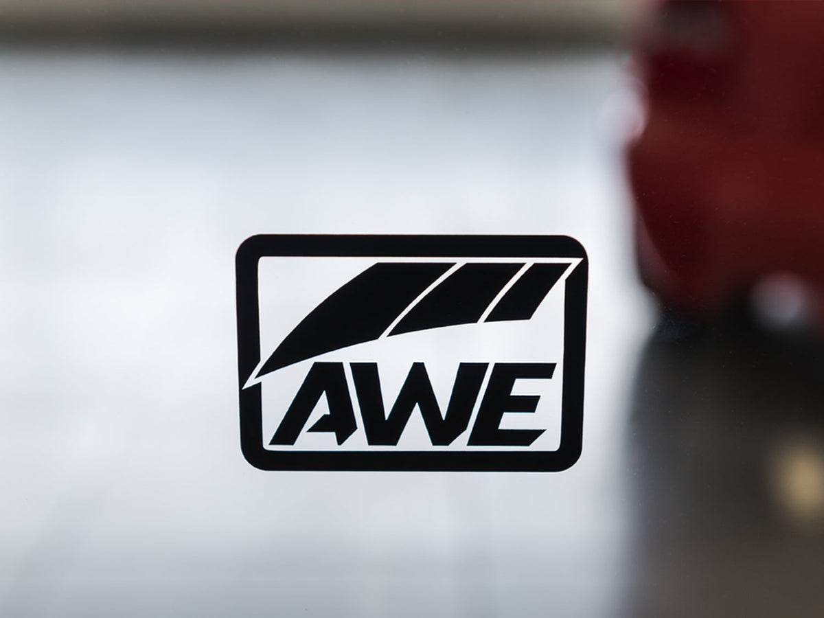 AWE small window decal for universal fit
