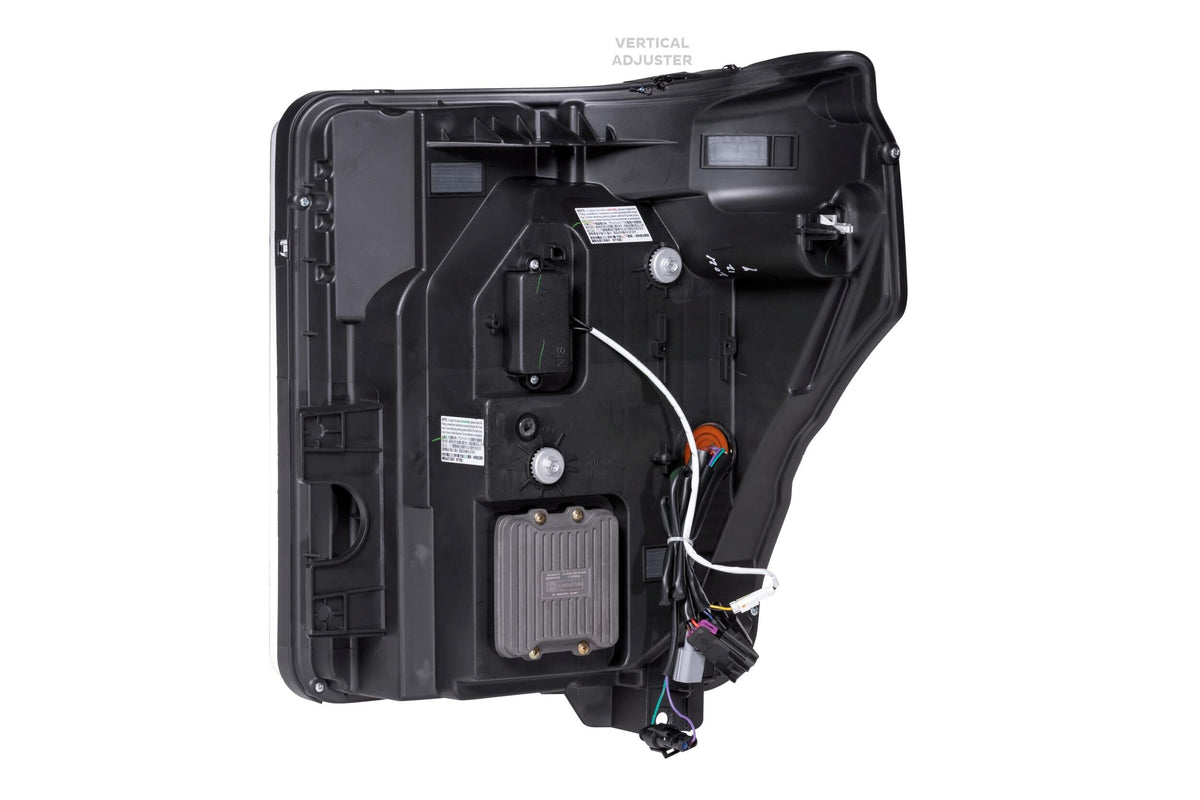 Morimoto Ford Super Duty (11-16) XB LED Headlights, Amber DRL, Triple Projector - LF505-A-ASM