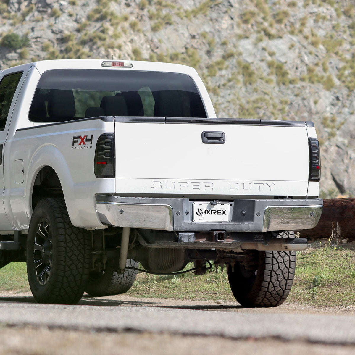 AlphaRex LUXX-Series LED Tail Lights for Ford Super Duty / Ford F-150 - Alpha-Black