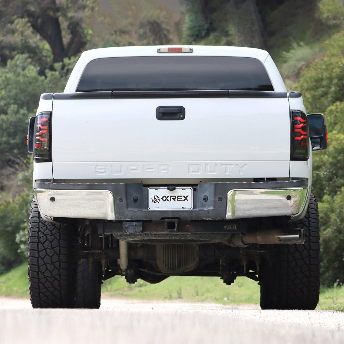 AlphaRex LUXX-Series LED Tail Lights for Ford Super Duty / Ford F-150 - Alpha-Black