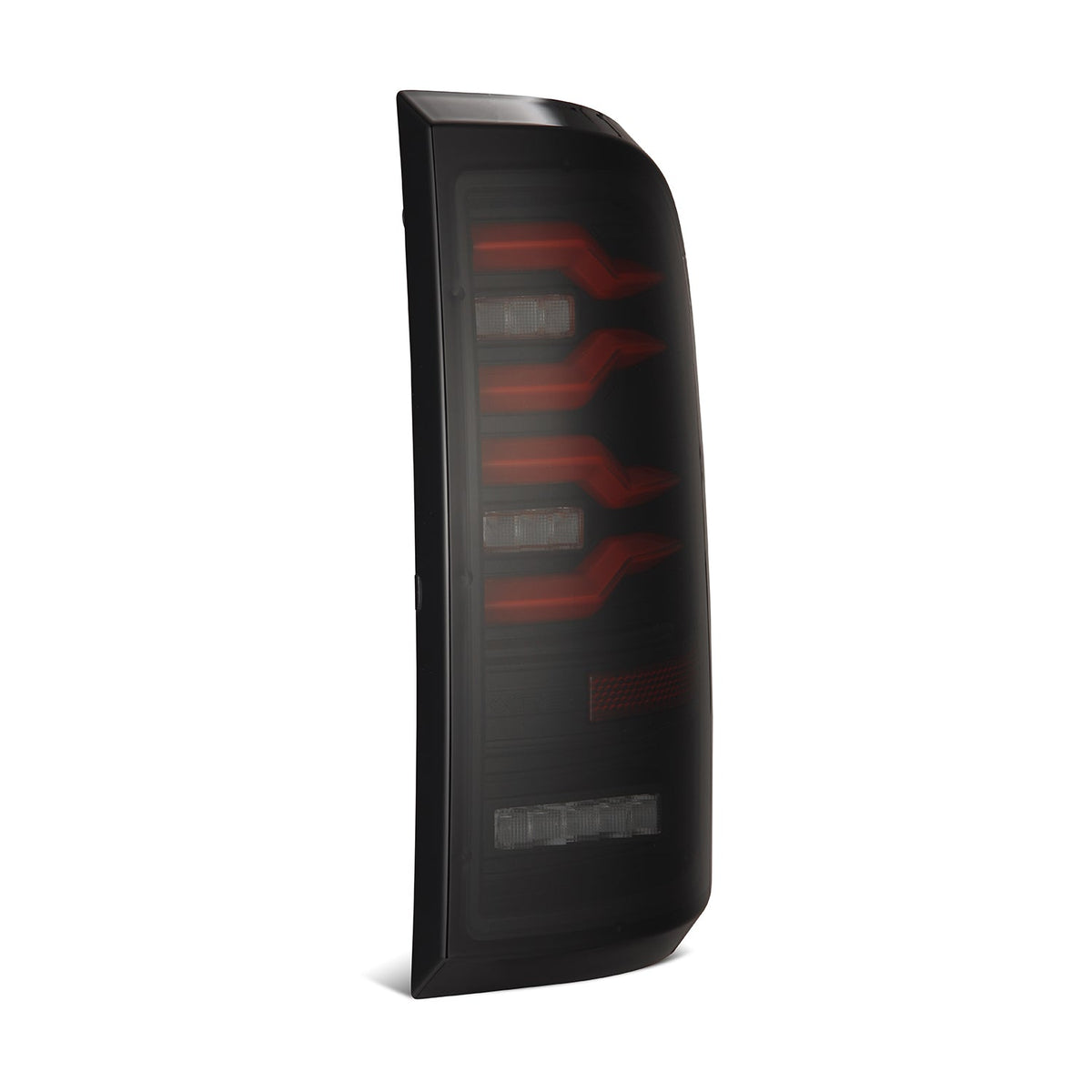 AlphaRex LUXX-Series LED Tail Lights for Ford Super Duty / Ford F-150 - Black Red
