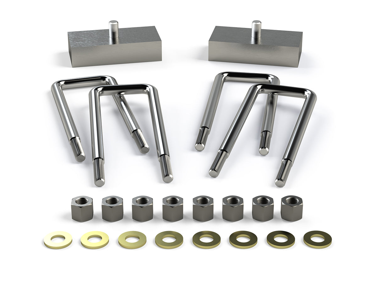 TeraFlex 2005-2023 Toyota Tacoma: Falcon 1.25" Lift Rear Leaf Spring Block Kit