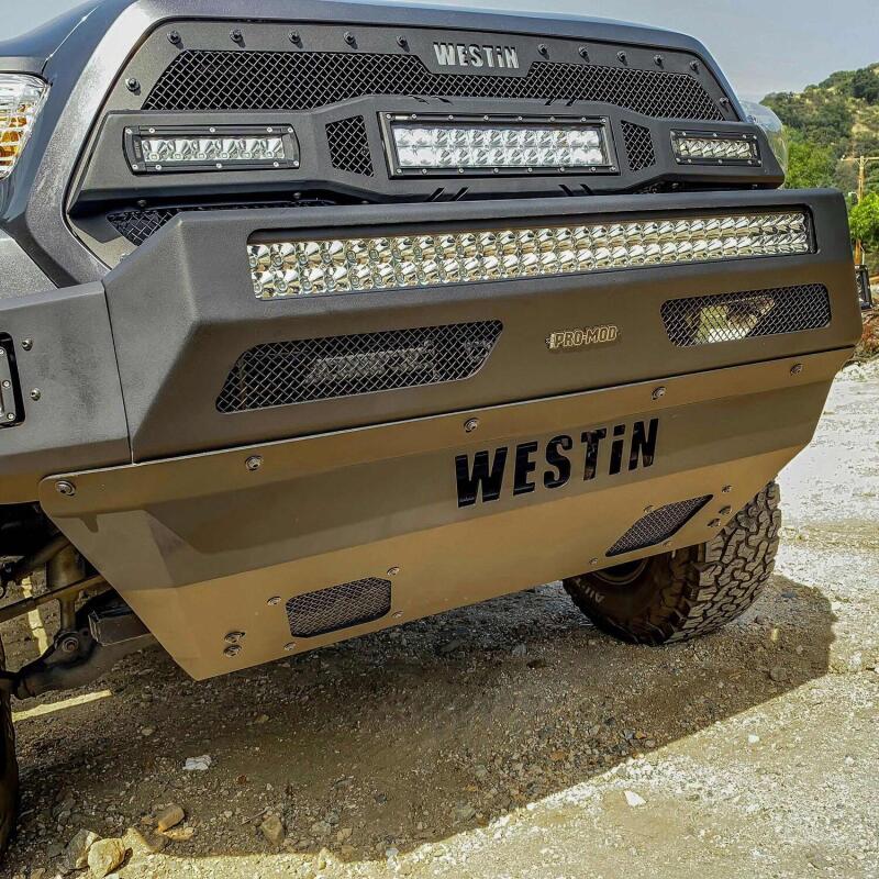 Westin Pro-Mod Skid Plate, Textured Black, fits Toyota Tacoma