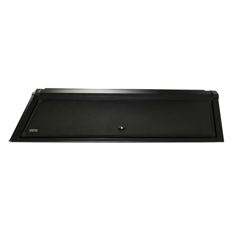 Westin EXP Truck Cap with Solid Front Glass, Matte Black, fits Toyota Tacoma