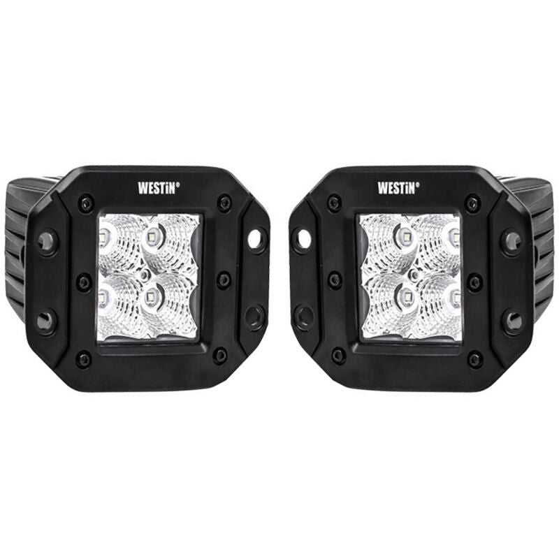 Westin FM4Q Flush Mount LED Lights, Flood, Pair