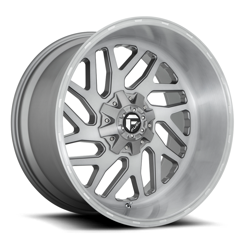 Fuel Triton D581 Brushed Gun Metal Tinted Clear wheel, universal fit