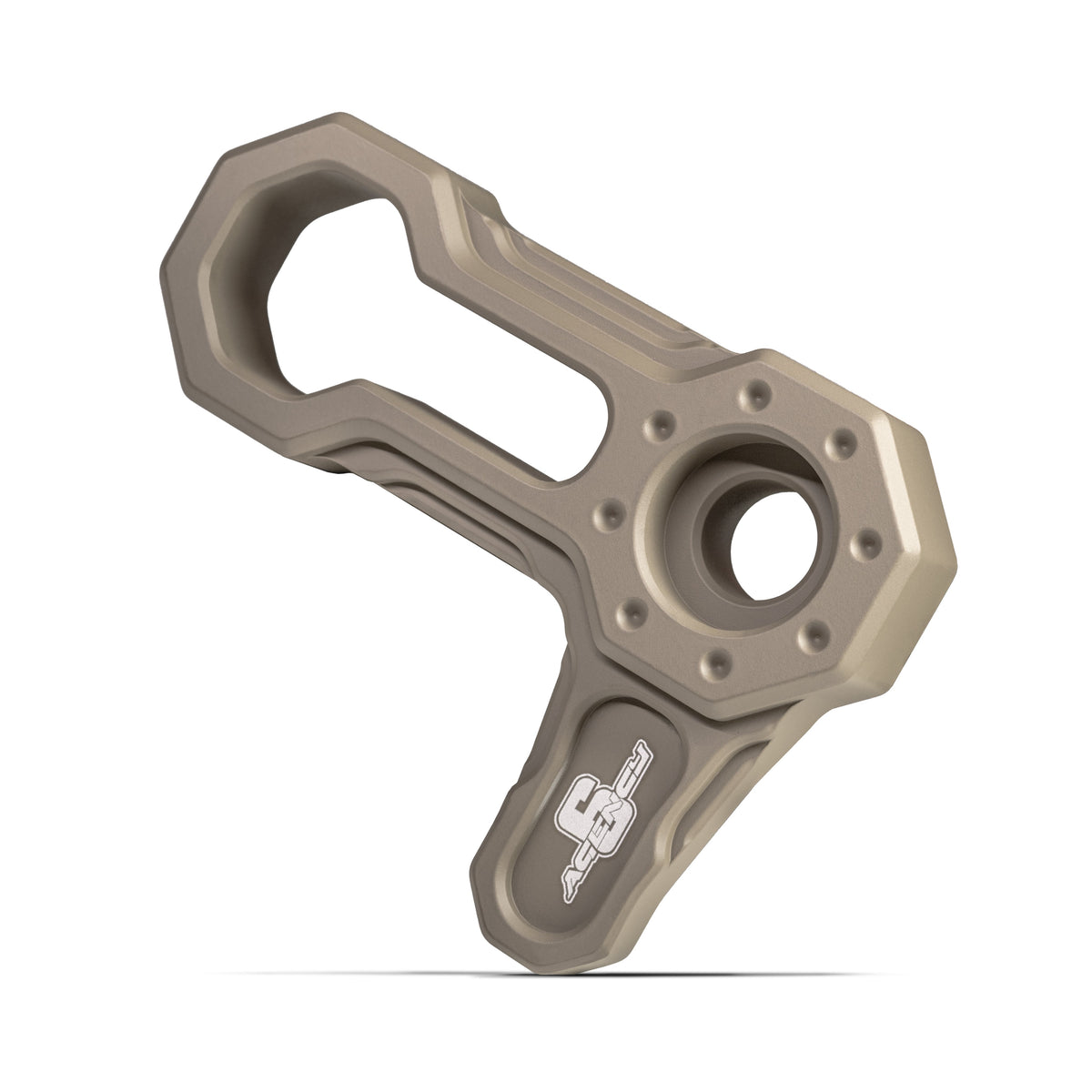 Agency 6 L-Shaped Roof Locks in FDE for Jeep Wrangler JL and Gladiator JT