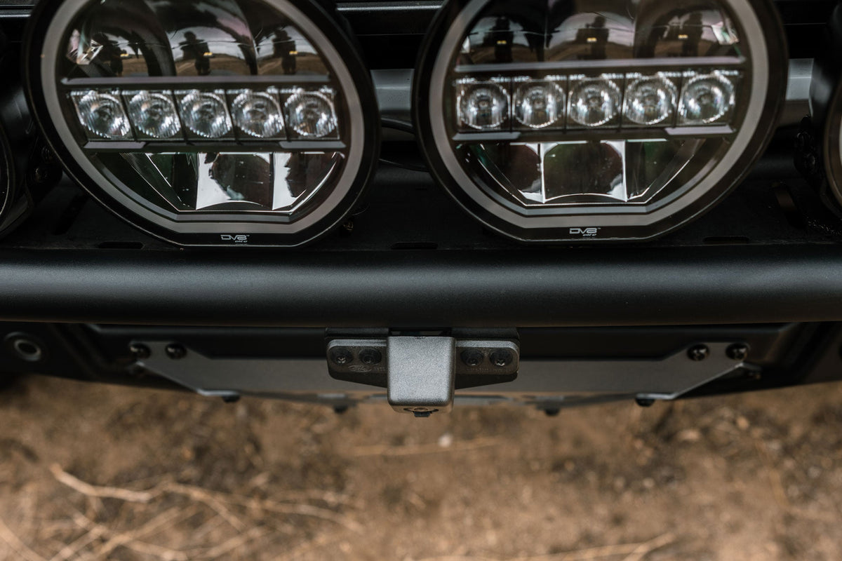 DV8 Offroad tube front bumper camera relocation bracket for 2021-2026 Ford Bronco and Bronco Raptor