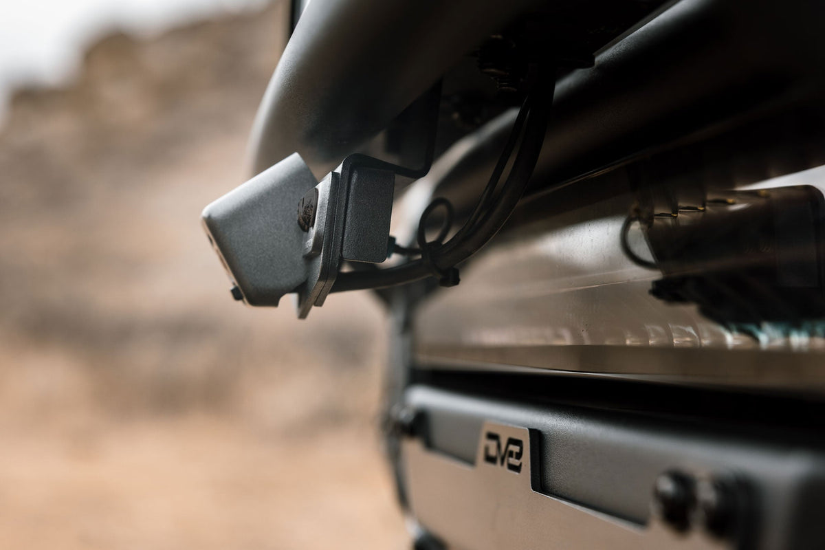 DV8 Offroad tube front bumper camera relocation bracket for 2021-2026 Ford Bronco and Bronco Raptor