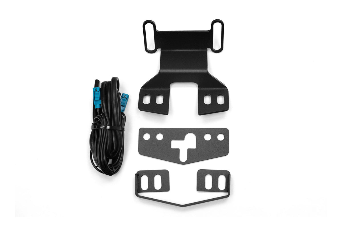 DV8 Offroad tube front bumper camera relocation bracket for 2021-2026 Ford Bronco and Bronco Raptor