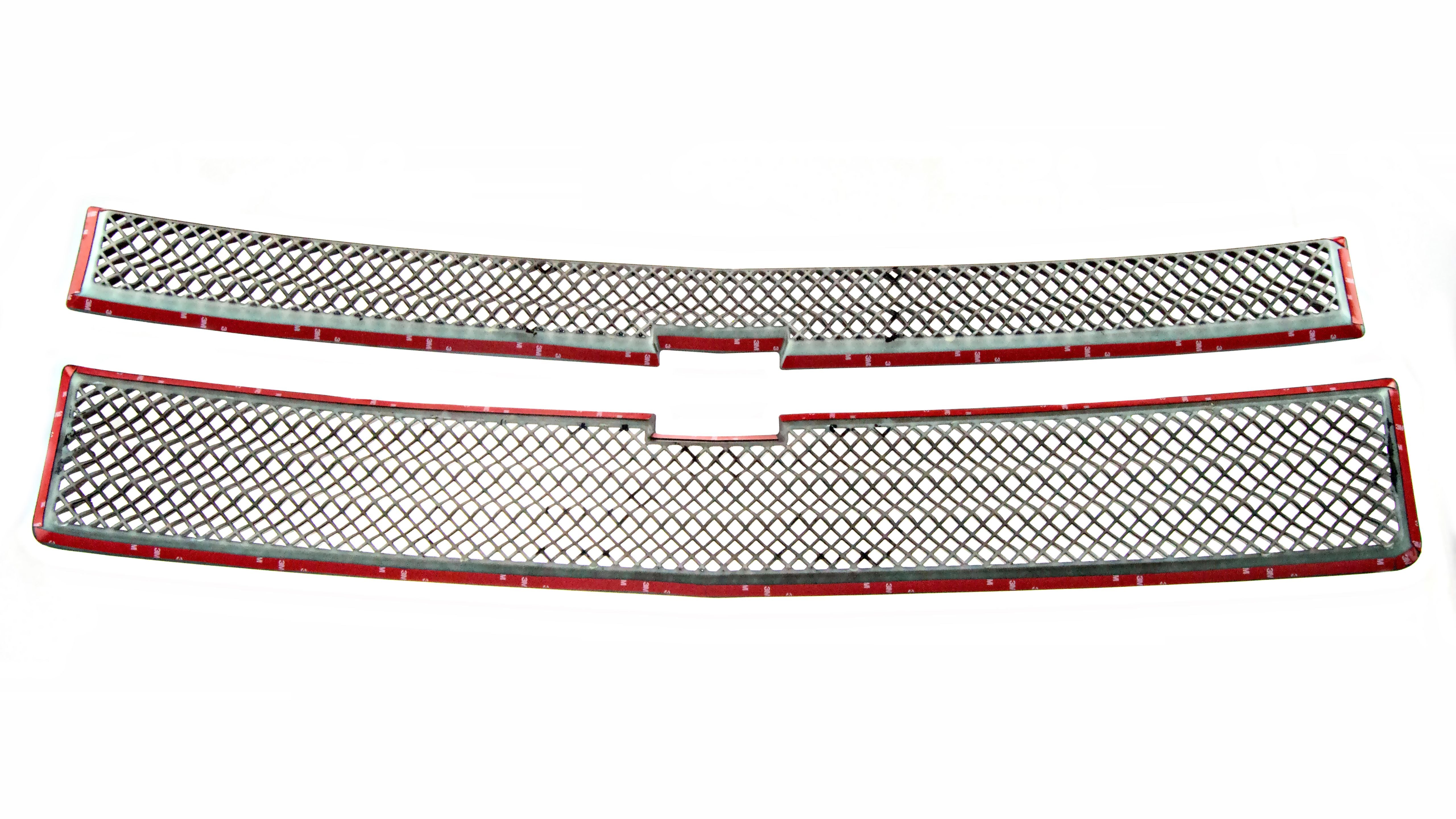 2014-2015 Chevrolet Silverado 1500, 2PC Gloss Black Overlay Grille