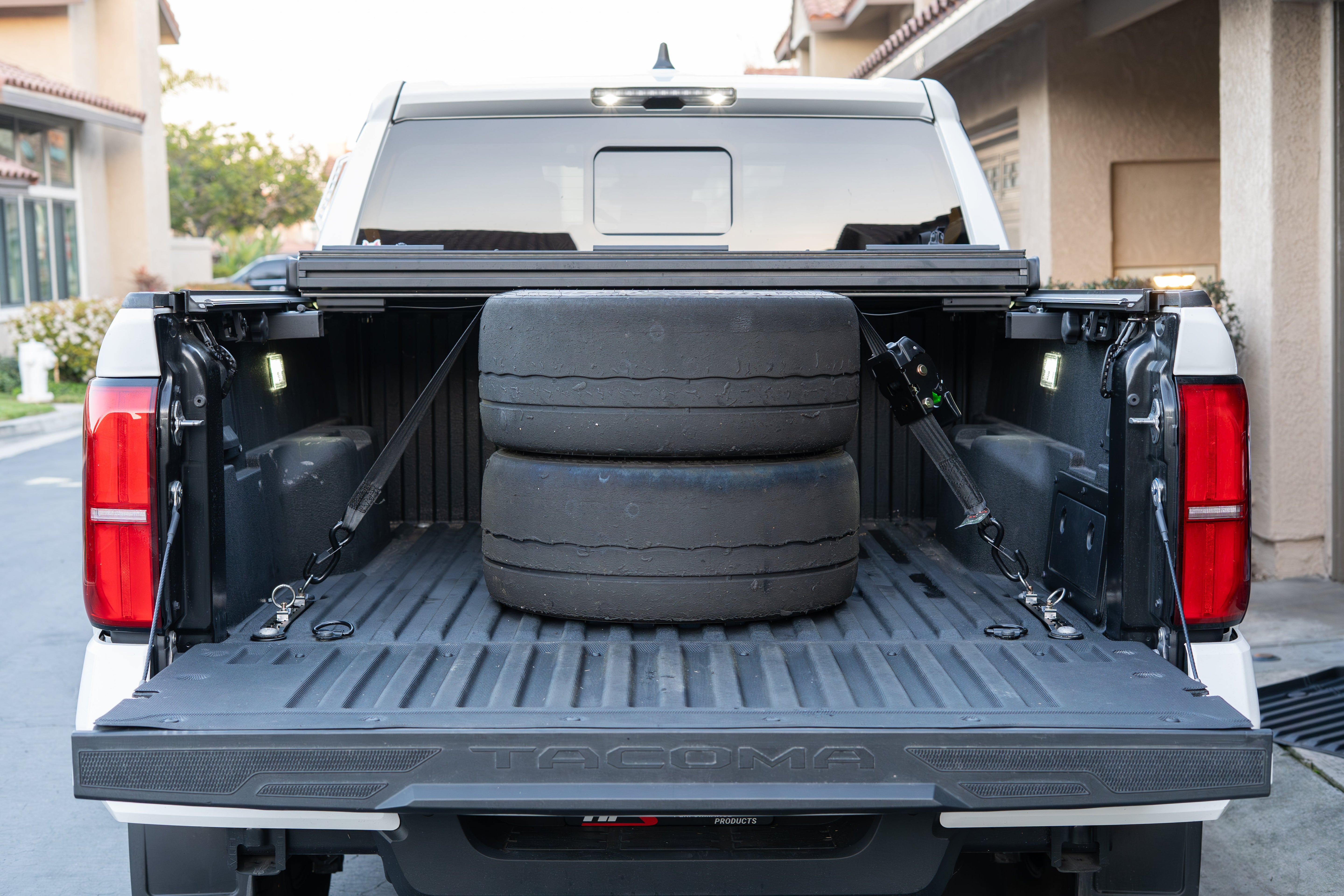 Bed Tie-Down Rails for Toyota Tundra & Tacoma | L-Track System | No Drilling