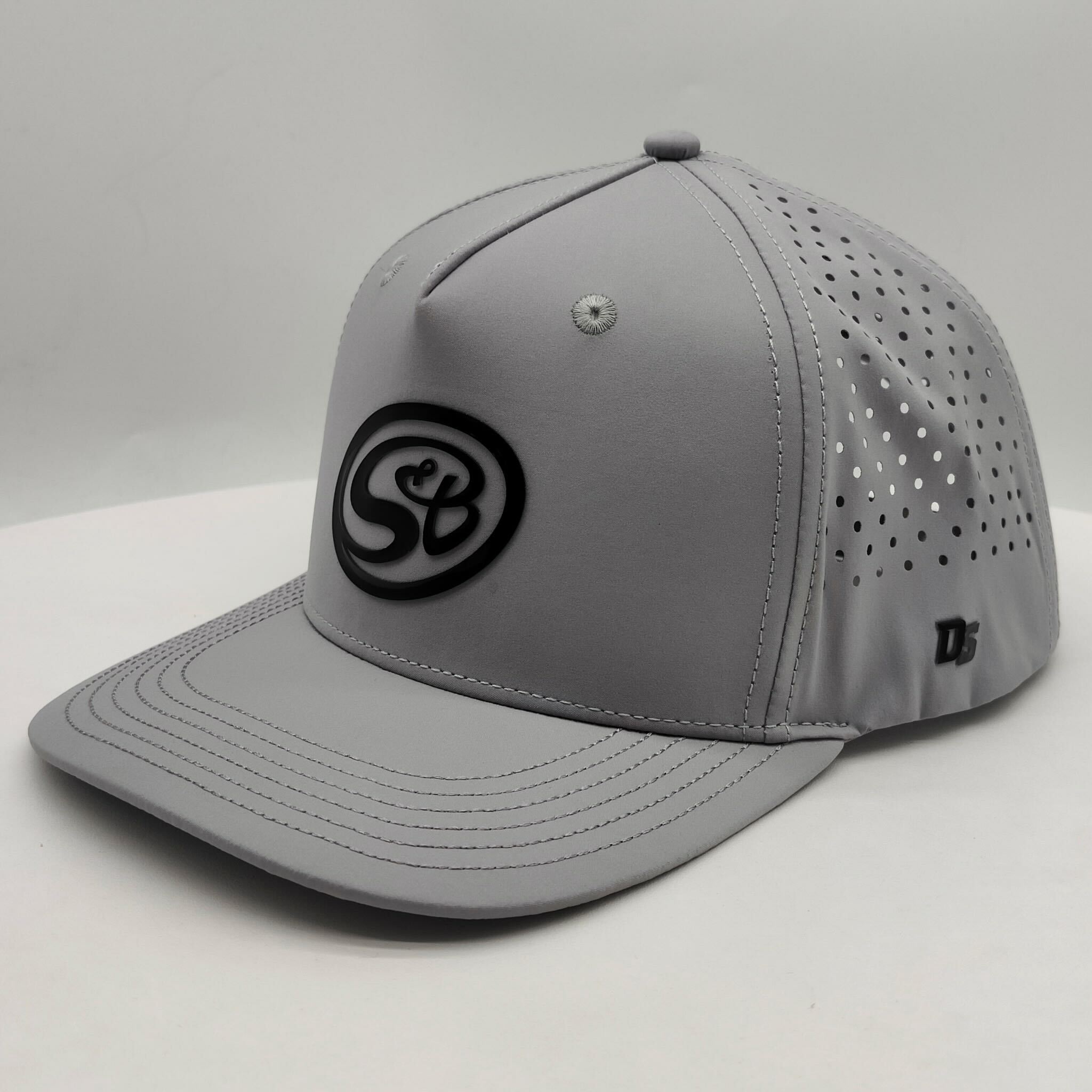 S&B Grey Performance Snapback Hat