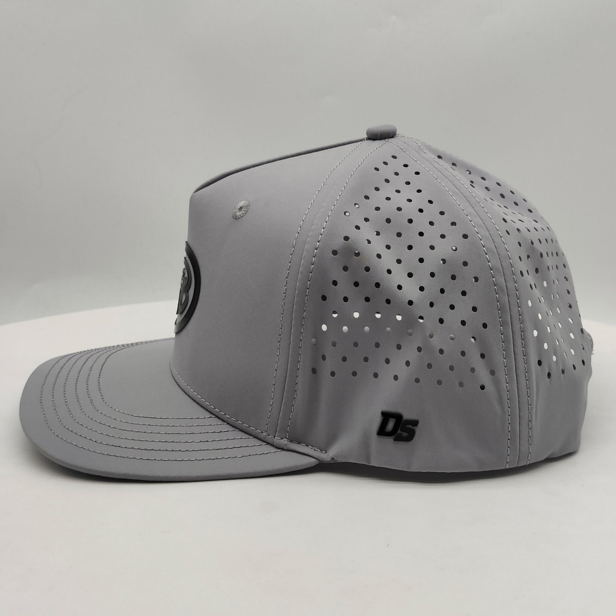 S&B Grey Performance Snapback Hat