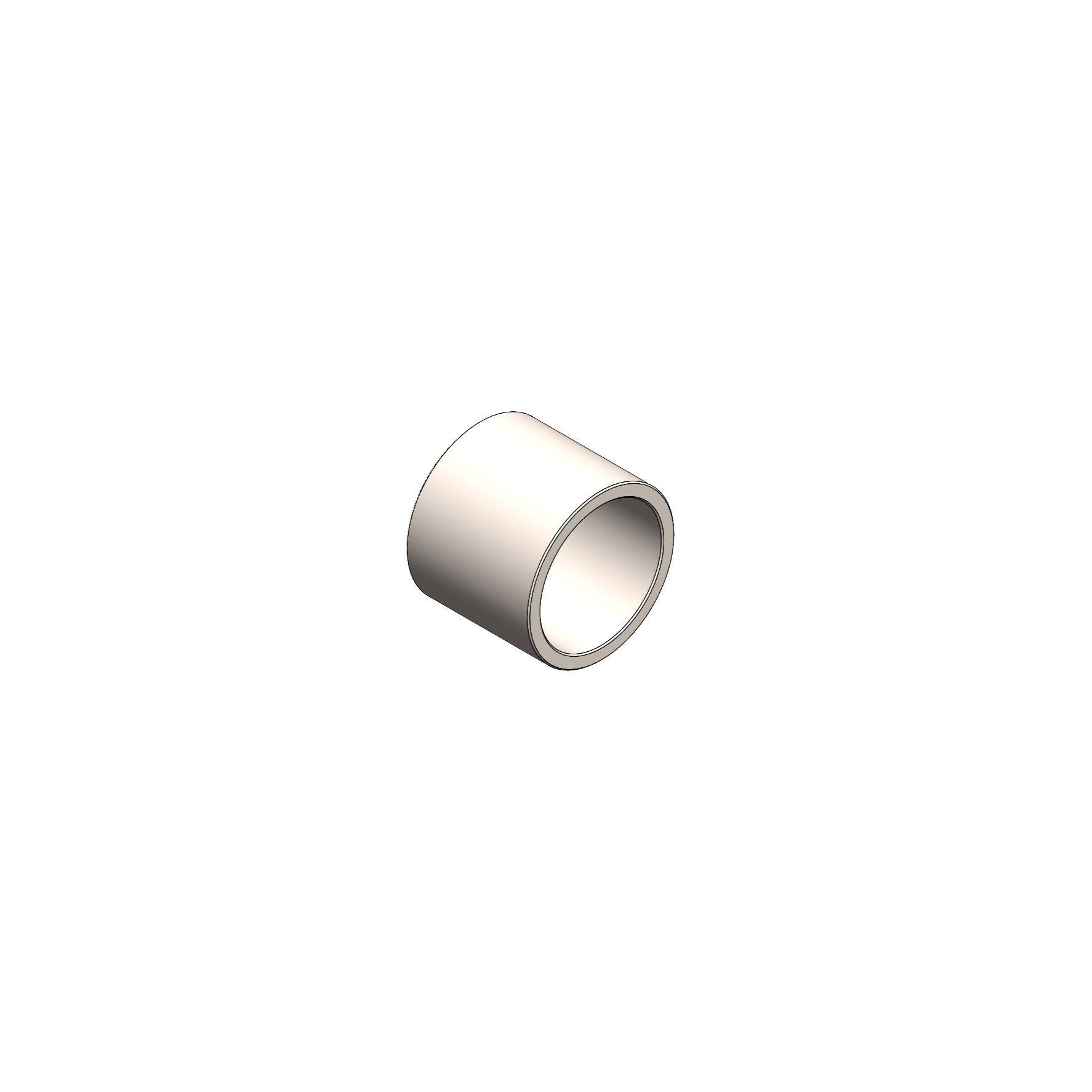 Cylindrical metal spacer for overlanding or vehicle accessory installation