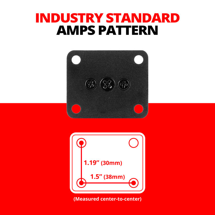 Tackform AMPS short reach adapter for 1 inch ball system, universal fit