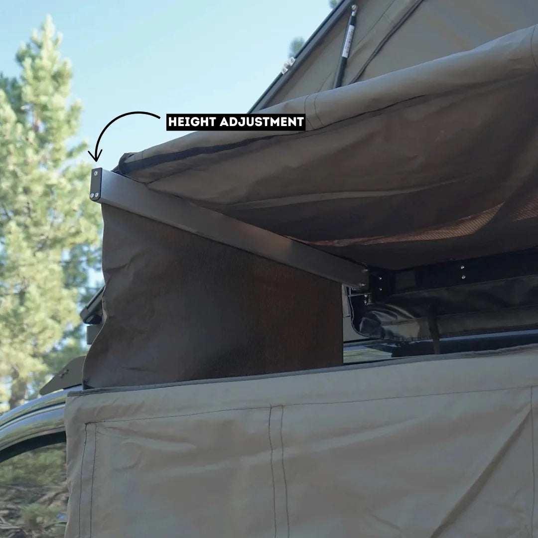 Inspired Overland shower awning for universal fit
