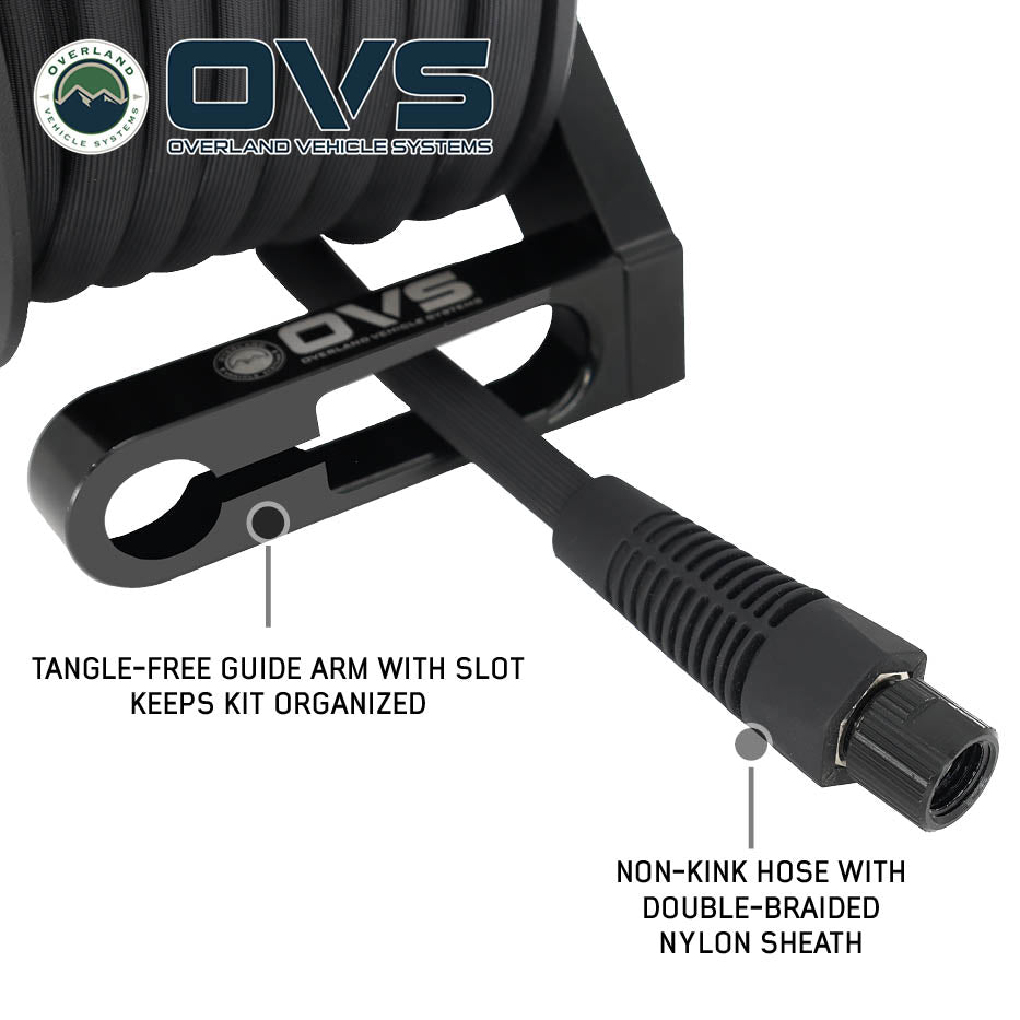 Overland Vehicle Systems ARK Air Reel Kit with 39 foot hose and mounting bracket - view 3