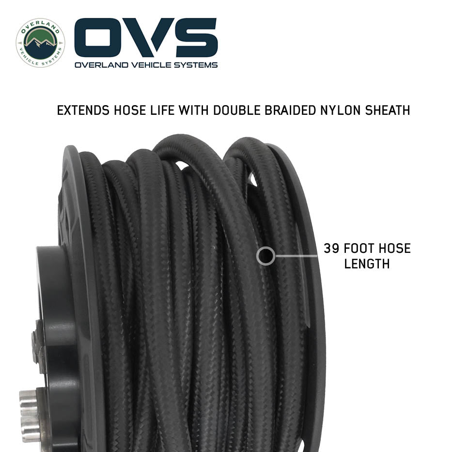 Overland Vehicle Systems ARK Air Reel Kit with 39 foot hose and mounting bracket - view 6