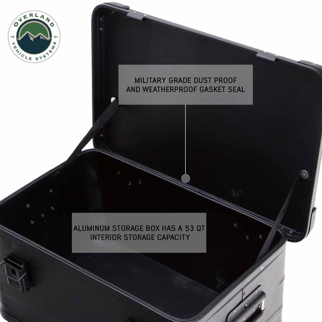 Overland Vehicle Systems 53 QT aluminum storage box - view 6