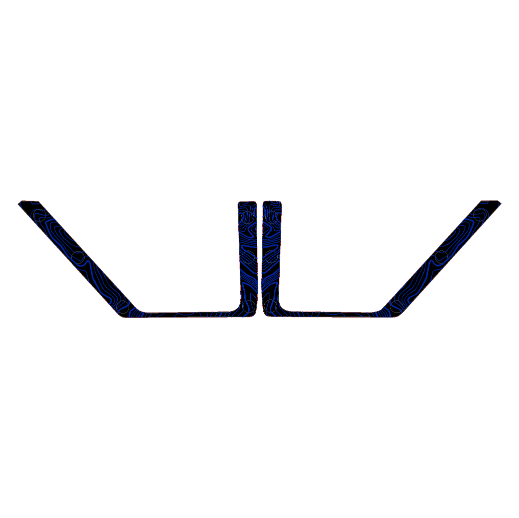 Topo Rear Door Net Trim Overlay Kit (Printed Series) - 2021+ Bronco