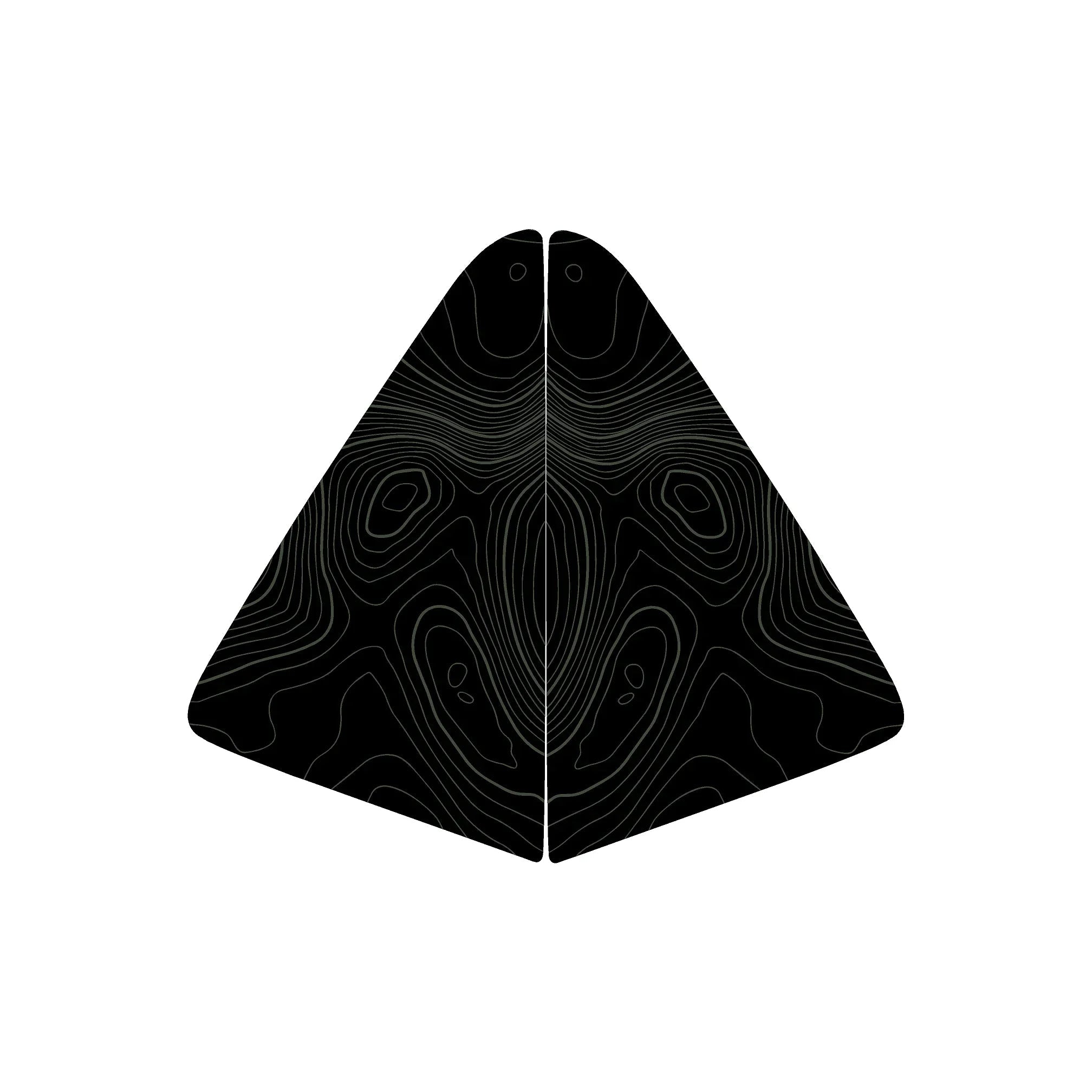 Topographic Rear Vent Window Overlay (Perforated) - 2025+ 4Runner