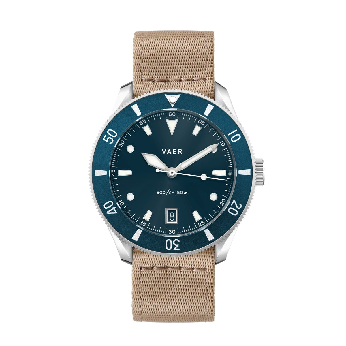 VAER DS2 Meridian Navy Watch - Quartz 39mm