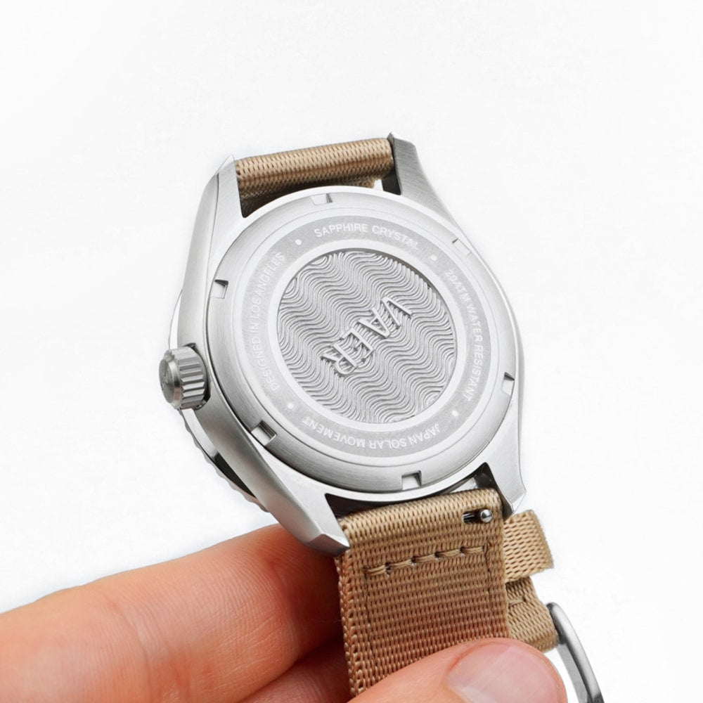 VAER DS4 Meridian Watch - Navy - Solar 42mm