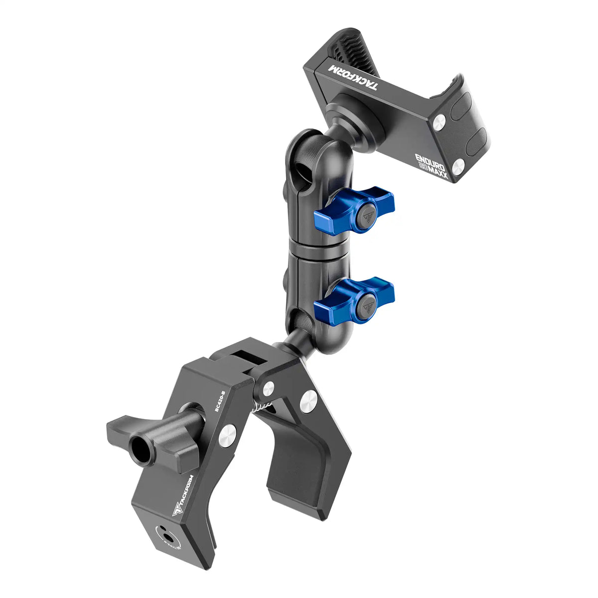 Tackform Enduro Series grab handle bar clamp long reach phone mount, universal fit