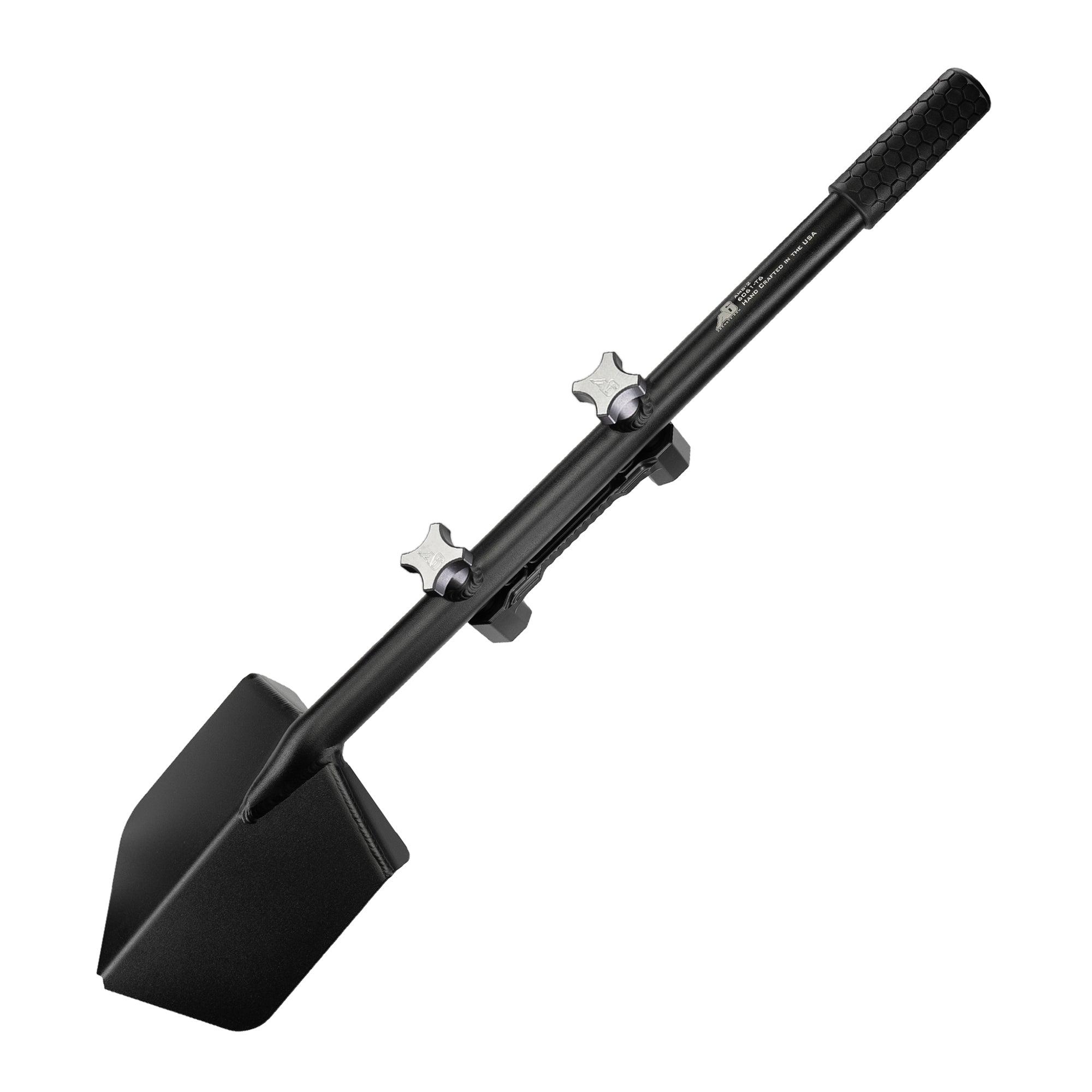 BLACKLONGSHOVELBLACKSSMMOUNTwithNEWKNOBS - NVMOS